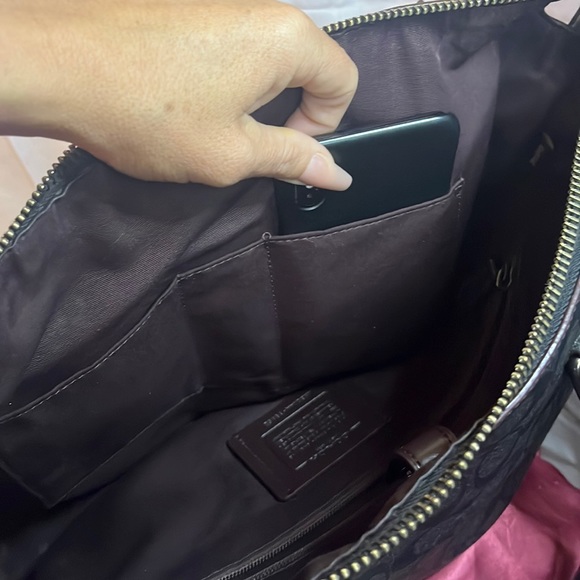 SOLD 🌹COACH Beckett Pocket Brief In Signature Canvas - Picture 4 of 10